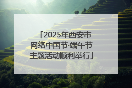 2025年西安市网络中国节·端午节主题活动顺利举行